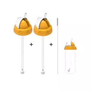 순수아 더블하트 젖병 젖꼭지 2세대 호환 빨대캡 젖병손잡이