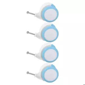 HOOTNEE 용 유모차 하이체어 다용도 카트 유모차 보행기 및 장난감 카트용 교체 바퀴 4개 범용 호환