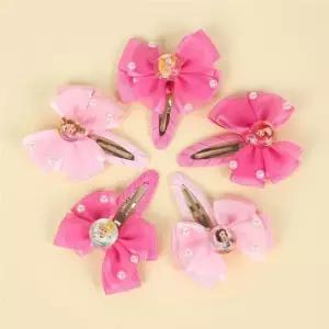 프린세스 리본 진주 똑딱핀(랜덤발송) 팬시용품