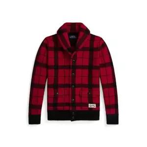 폴로 랄프 로렌 키즈 남아 2-7세 플래드 울 숄 칼라 카디건CWPOSWEB6820662600 817246