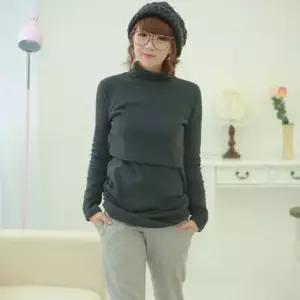 T.40수폴라수유티 빅사이즈 수유복 상의 임부복 롱티