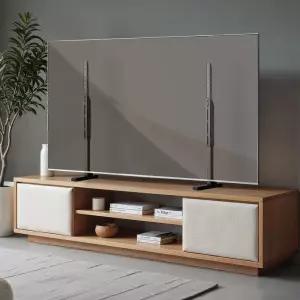 TV스탠드 55-90인치 티비거치대 받침대 LG 삼성 대형 호환 브라켓 다리 KLS-55L