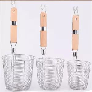 바구니 프라이어감자 만두 스트너 국수 소쿠리 야채 스테인레스 딥 싱크 튀김 조리기구 스틸 메쉬