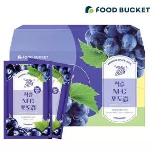 푸드버킷 물없이 갈아만든 국내산 NFC 착즙 포도즙 30포, 1박스