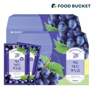 푸드버킷 물없이 갈아만든 국내산 NFC 착즙 포도즙 30포, 2박스