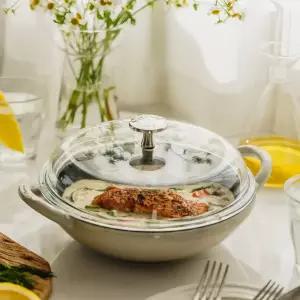 제이비홈 바움 IH 무쇠 주물 냄비 베이비 꼬마웍 20cm