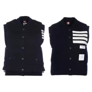 톰브라운 여성 리버시블 패딩 조끼 FKV177A Y1029 415