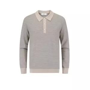 [롯데백화점]에디션 투톤 조직 카라 스웨터 NEF4ET1626