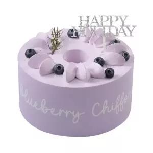 [파리바게뜨] 크리스마스 상큼한 블루베리 쉬폰 케이크(데코픽 포함)