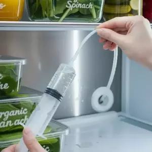 냉장고 배수관 청소 키트 배수구 세척 주사기 솔 브러쉬 파이프 찌든때 곰팡이 막힘 제거 시린지 청소도구