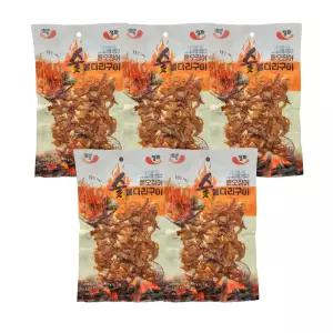 정화식품 통오징어 숯불다리구이50g x 5 건어물 맥주 술 안주 베스트