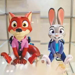 상상맨 주토피아2 팝콘통 바스켓 클로하우저 한정판 치타 피규어