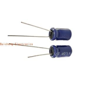 10PCS 2.7V1.0F 커패시터 2.7v1f 8*13mm