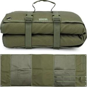 DEYACE 사격 매트 엎드린 패딩 초대형 휴대용 롤업 및 사냥용