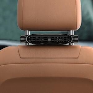 뒷좌석 팬 냉각 자동차 각도 조절 가능 3000mAh 트럭 캠핑용 충전식 3단 장치