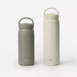 보온텀블러 냉병 스텐 휴대용 미니 보틀 물병 집들이선물 온병 보냉 용물병 냉물통 워터 350ML 운동 핸들