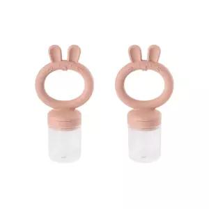 아가드 실리콘 과즙망 치발기 유아 과일망 로즈 2개 BNS