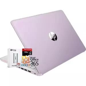 HP 14인치 HD 얇고 가벼운 노트북 인텔 프로세서 N150(비트 N4120) 4GB RAM 256GB 스토리지(128GB UFC+128G