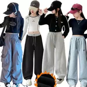 주니어 여아 면바지 청바지 벌룬 와이드 버뮤다 카고 기모 데님 고학년 중딩 주니어옷 초등 여아옷