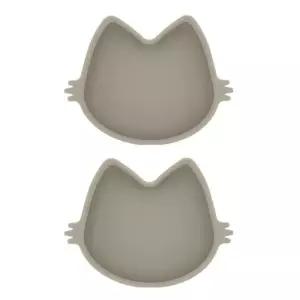 블루마마 아기 실리콘 간식 흡착볼 자기주도 베이지X2