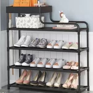 현관 신발장 경량 오픈형 신발 철제 신발장 틈새 원룸 거치대 조립식 정리대 다용도 수납함 수납장 진열대