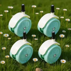 4개입 유모차 바퀴 범용 무소음 회전 교체용 보행기 푸시체어 액세서리 자동차 장난감