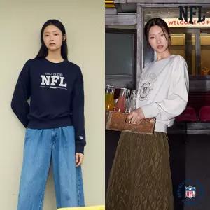 NFL 25FW 여성 맨투맨 2종