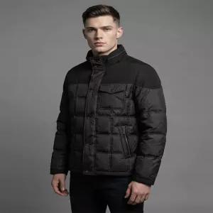 [TAG가 560,000] 크로커다일 남성 퀼팅 덕다운 패딩 점퍼 CDAA1JP4214