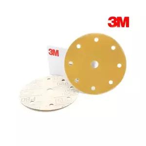 3M 후킷 골드 6인치 - 9홀 (벨크로) 216/236/260 연마지 사포 페파 빼빠