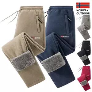 노르웨이 아웃도어 남녀공용 플리스 트레이닝 기모 팬츠 뽀글이 안감기모 보온 커플 여성 남성 남자 여자 N777