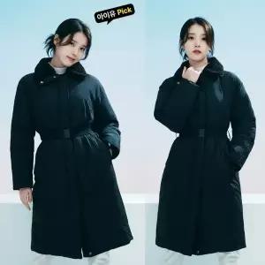 [블랙야크](대구신세계)25 신상 아이유PICK 화보 상품 여성 롱기장 다운 L퍼카라 롱 다운자켓2 3BYPAWU5...
