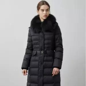 올리비아로렌 HC04 여우털구스롱패딩,구스롱패딩,이월롱패딩 구스패딩,롱패