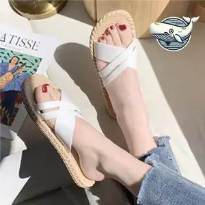 [하프클럽/]여름 고무 슬리퍼 여성 캐주얼 신발 편한