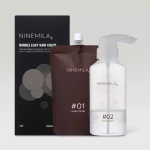 나인밀라 버블이지 염색약 100ml, 흑갈색, 1개