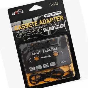 차량용 유선 카팩 카세트 테이프 AUX 변환기 스마트폰 음악연결