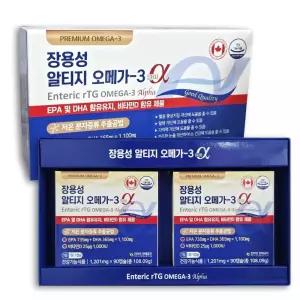 장용성 알티지 오메가3 1201mg x 180캡슐 / 저온추출 rTG EPA DHA 함유유지 캐나다산 약국판매용