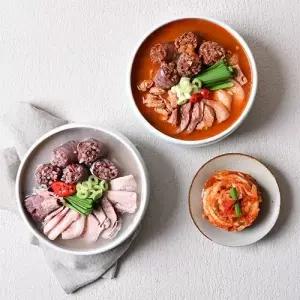 [더진국] 순대 얼큰순대국밥 밀키트 간편조리 600g 5팩 [원산지:국산]