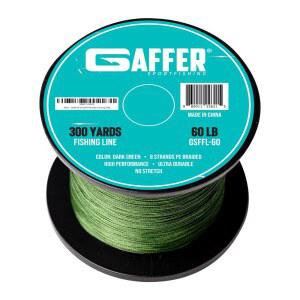 게이퍼 스포츠 낚시 8줄 땋은 낚싯줄 | 소금물 또는 민물고기에 대한 프로급 파워 성능 직조 기술, 얇은 코팅, 제로 스트레치, 고매듭 강도