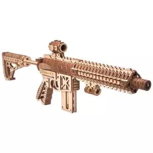 3D나무퍼즐 어썰트 라이플 작동모형 만들기 미니어처