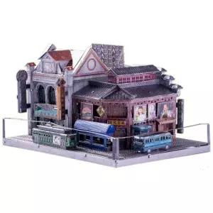 3D메탈퍼즐 중국 상하이 티하우스 모형 만들기