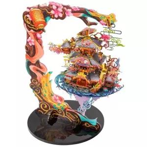 3D메탈퍼즐 월하신선의 집 모형 만들기