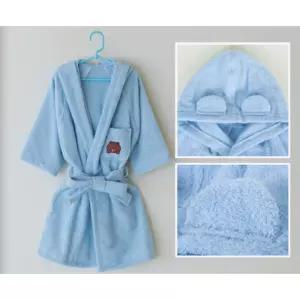 올피노 순면 목욕 수면가운 샤워 라인프렌즈 블루 1p