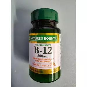 네이처스 바운티 비타민 B12 500mcg 퀵 디졸브 정제 100정