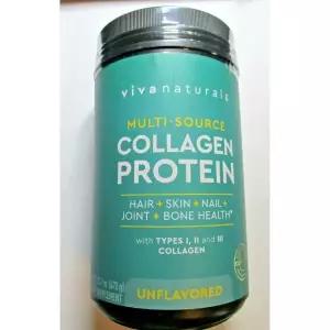 비바 내추럴 멀티 소스 콜라겐 타입 IIIIII 단백질. 무향 T65