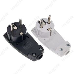 SC 각진 부품 16A 250V 플랫 액세서리 예비 EU 플러그