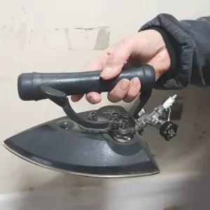 3 중고 소품용 스팀다리미 옛날 이발소 다리미 옛날 다리미 근대사