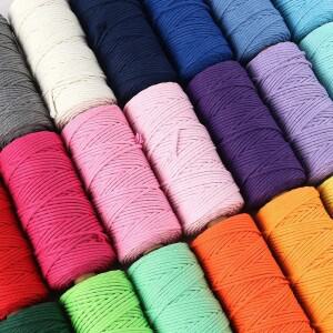 10m 3mm 면 나일론 꼬임 끈 마크라메 코드 비딩 실 DIY 팔찌 반지 보석 제작