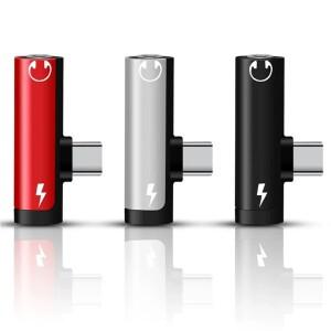 디지털 칩 USB C 타입에서 3.5mm 잭 오디오 헤드폰 어댑터  20W 충전  화웨이호환 샤오미호환 14 13 OnePlu