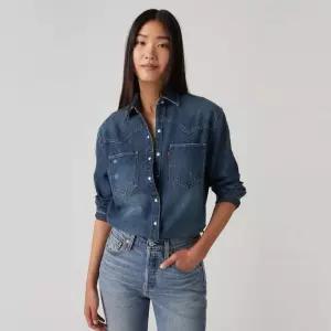 리바이스 LEVIS 여성 테오도라 웨스턴 데님 셔츠 A7244-0052 595491