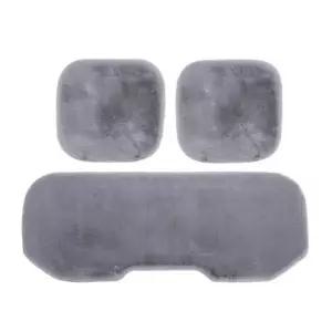 프리미엄 겨울 양모 시트커버 극세사 차량방석 라이트그레이 방석세트